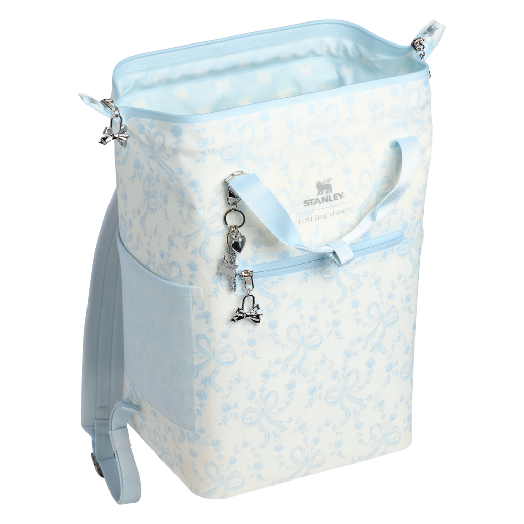 Stanley 1913 x LoveShackFancy Holiday All Day Madeleine Mini Cooler Backpack | 20 Can | 14 QT | 13.2 L